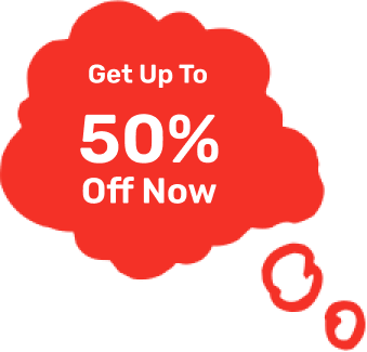 get up to 50% off now